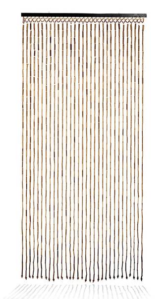 Vorhang BAMBOO Braun - Bambus - 90 x 200 x 2 cm