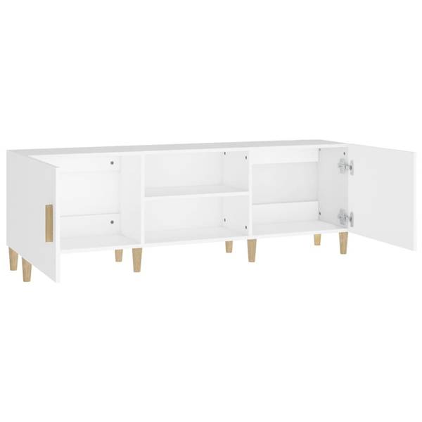 TV-Schrank 3014158 Weiß - Holzwerkstoff - 150 x 50 x 30 cm