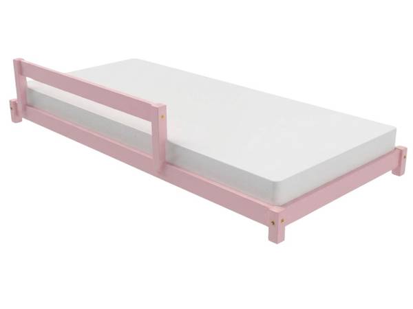 Kinder Einzelbett LUCKY 9 Hellrosa - 98 x 198 cm