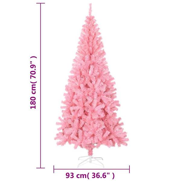 Arbre de noël artificiel 3008888_3 Rose foncé