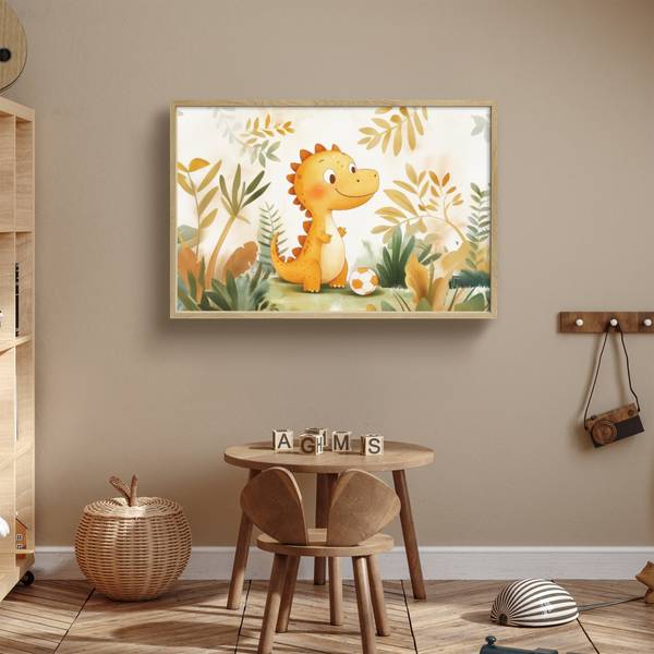 WANDLEUCHTE MIT AKKU Dino 90 x 60 cm