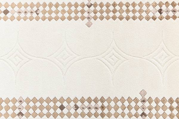 Tapis de passage Darya CMLIV Beige - Laine - 81 x 1 x 198 cm