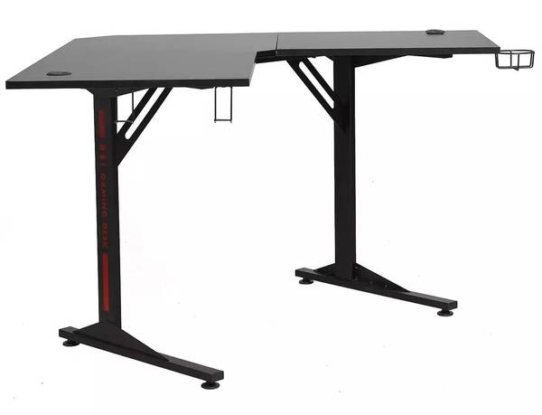 Computertisch B-219 Schwarz - Holzwerkstoff - 120 x 76 x 120 cm