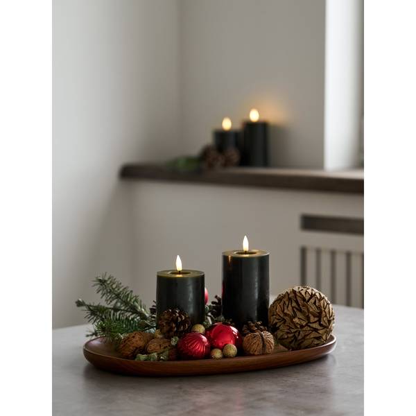 Tablett 131282 Braun - Massivholz - 28 x 3 x 40 cm