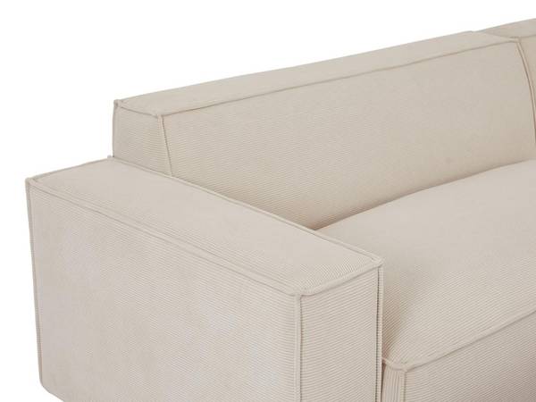 Sofa BORORE Beige - Textil - 231 x 75 x 256 cm