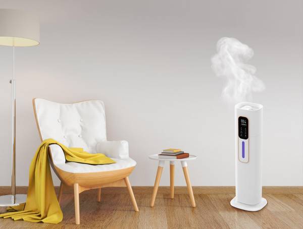 Luftbefeuchter HYDRO 20 Weiß - Kunststoff - 22 x 70 x 20 cm