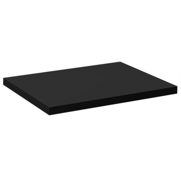 Waschbeckenschrank NEWPORT-56-54 Schwarz - Holzwerkstoff - 50 x 60 x 40 cm