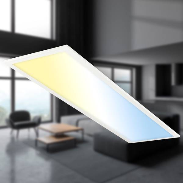 CCT Deckenleuchte 7767016 Weiß - ABS - 25 x 6 x 100 cm