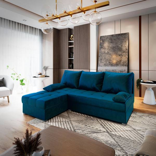 Ecksofa RITA Blau