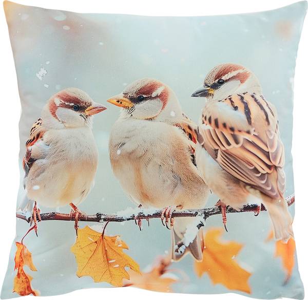 Kissenhülle 210661 Braun - Orange - Textil - 40 x 1 x 40 cm
