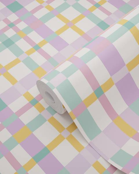 Tapete 132047 Violett - Papier - 50 x 900 x 50 cm