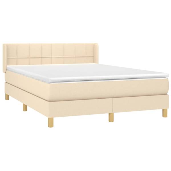 Boxspringbett 3017257-3 Creme - 147 x 193 cm