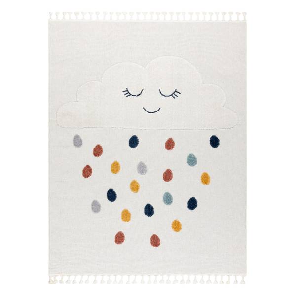 Tapis Yoyo Gd63 Blanc / Bleu Foncé 200 x 290 cm
