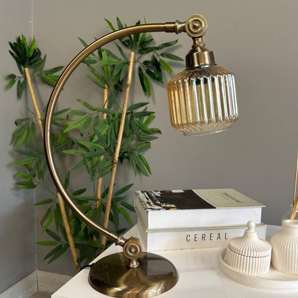 Tischlampe Jerno Messing