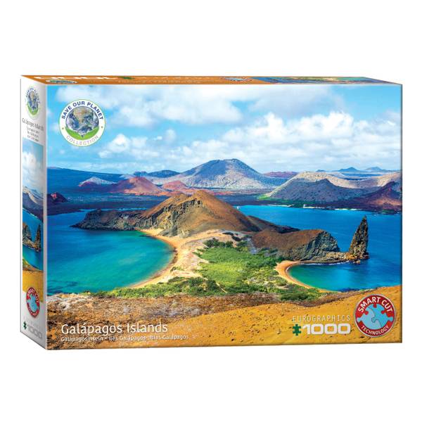 Puzzle Rette unseren Planeten Galapagos Papier - 26 x 6 x 36 cm