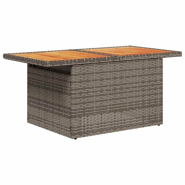 Garten-Lounge-Set 3037209-3 8-teilig Dunkelgrau - Grau
