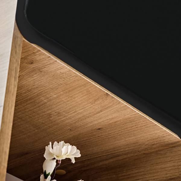 Badmöbel-Set NEW-LUTON-89 4er-Set Grau - Holzwerkstoff - 180 x 200 x 46 cm