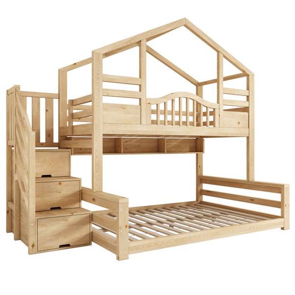 Etagenbett NaturWoody Ⅰ Holz