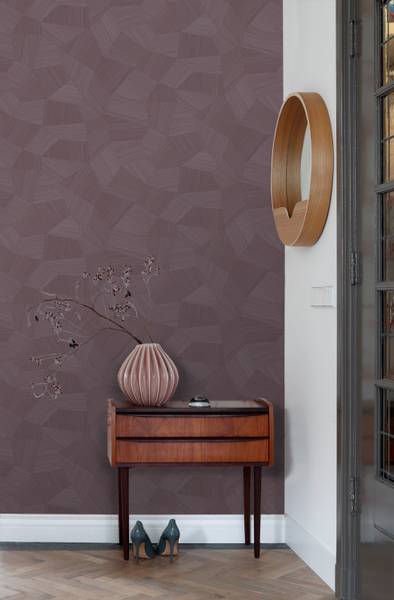 Tapete 348061 Violett - Papier - 50 x 900 x 50 cm