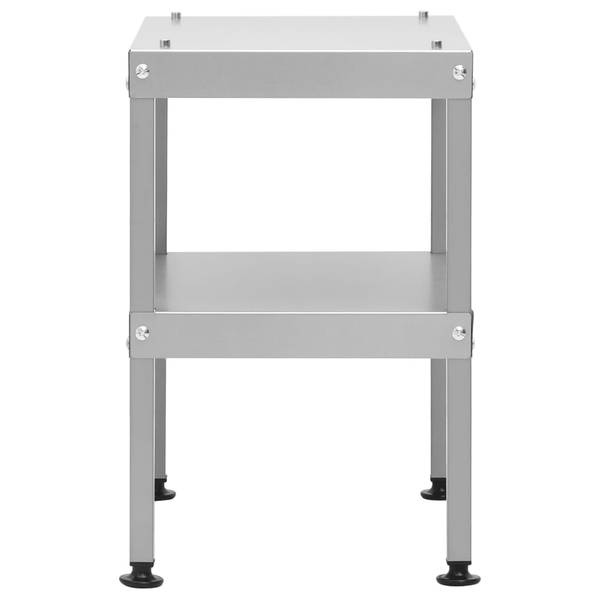 Tisch Räucherofen 364747 Silber - Stahl - 28 x 44 x 40 cm