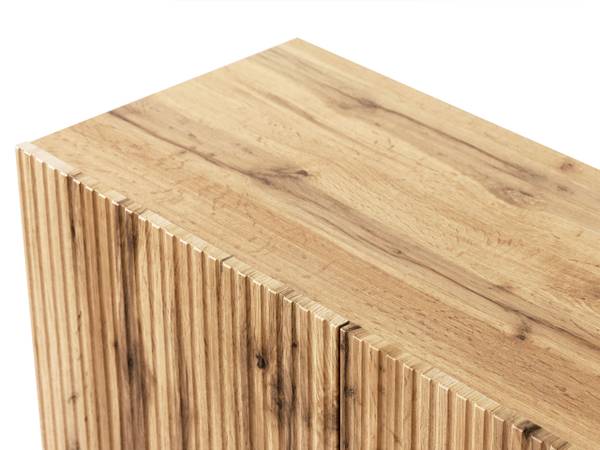Im Set zwei Nachttische Vamos Schwarz - Braun - Holzwerkstoff - 45 x 52 x 40 cm