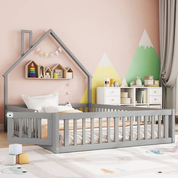 Lit enfant  Oneiros Ⅲ Gris