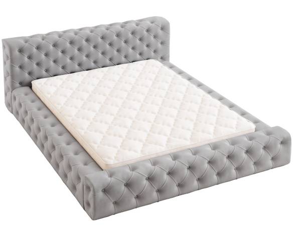 Polsterbett PALINI Grau - Liegefläche Breite: 180 cm