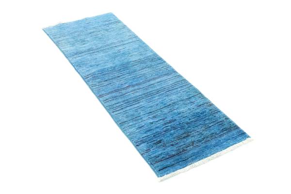 Orientteppich Läufer Oriental Blau - Wolle - 50 x 1 x 145 cm