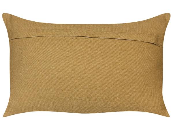 Sierkussen GOPI 2-delig beige - groen - natuurvezel - 30 x 10 x 50 cm