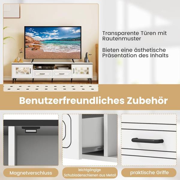 TV Schrank TH32967PQ Weiß