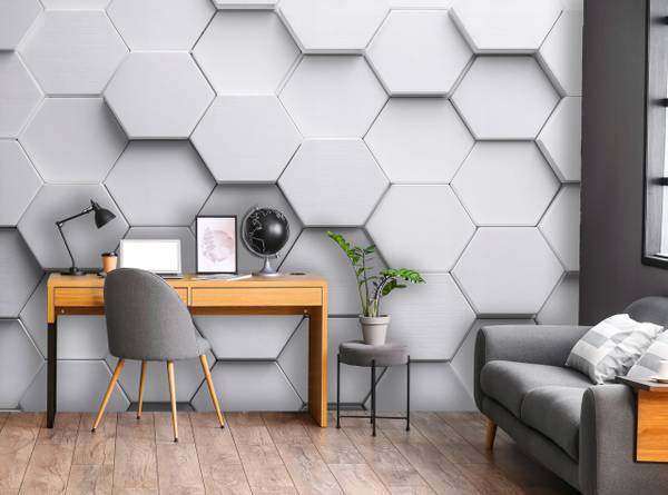 Fotobehang 3D Hexagons 15970VX 400 x 280 cm