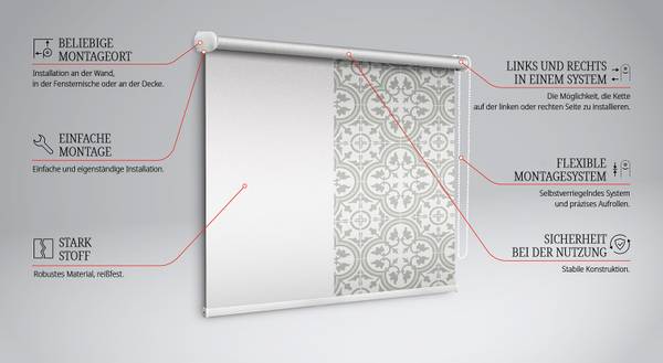 Rolgordijn FARO 60 x 140 cm