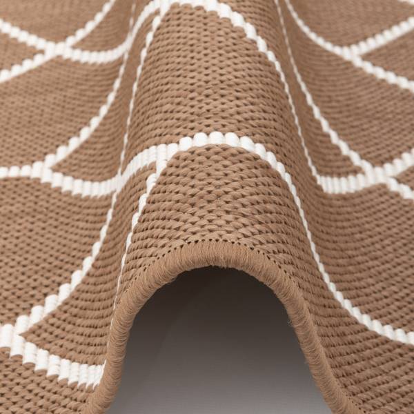 Outdoor Teppich Cape Cod  Trend Beige - Textil - 80 x 1 x 140 cm