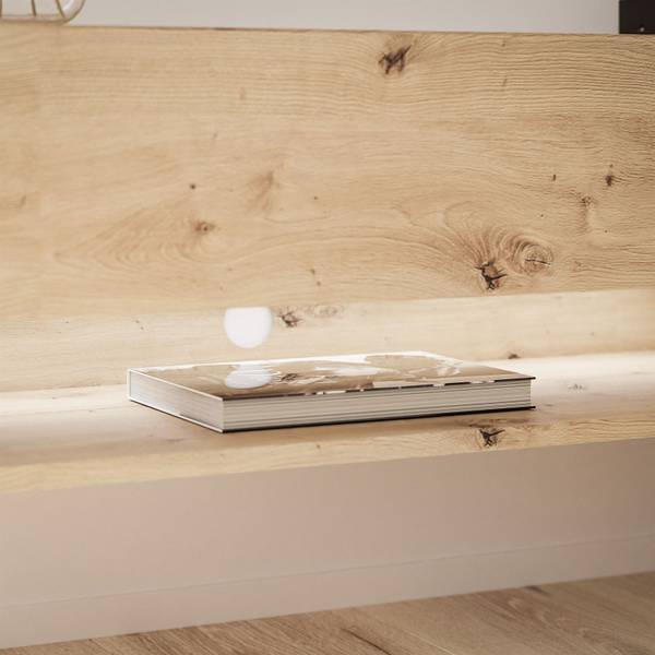 TV-Schrank CALANTE LOFT Braun - Holzwerkstoff - 90 x 30 x 35 cm