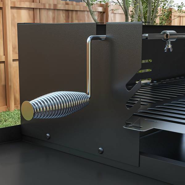 Holzkohlegrill 846-075V00BK Schwarz - Metall - 32 x 90 x 118 cm