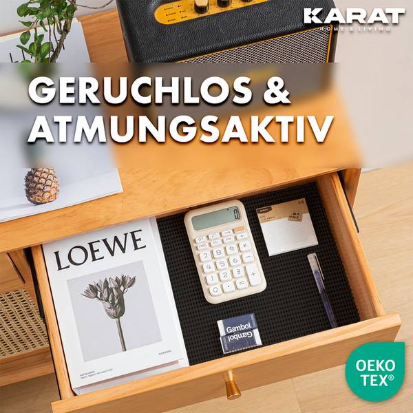 Schubladenmatte Pearl Schwarz