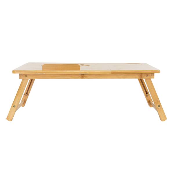 Laptoptisch Braun - Samt - 35 x 19 x 74 cm