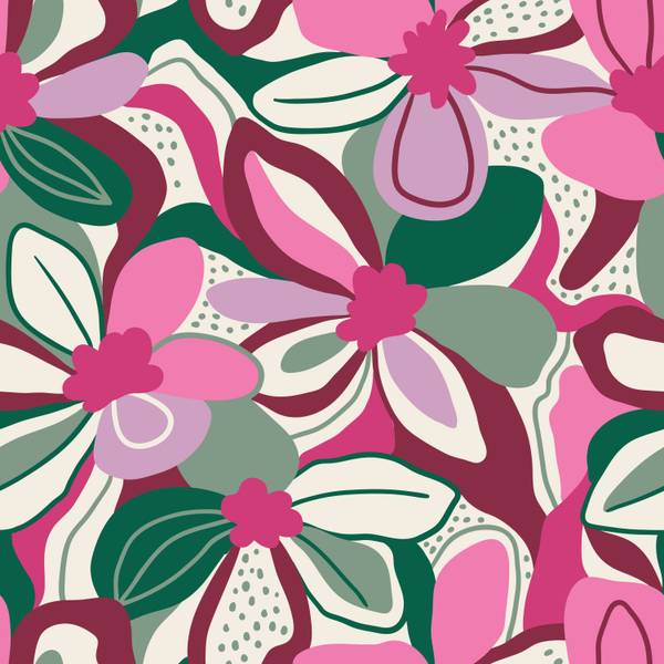 Tapete 131131 Pink - Papier - 50 x 900 x 50 cm