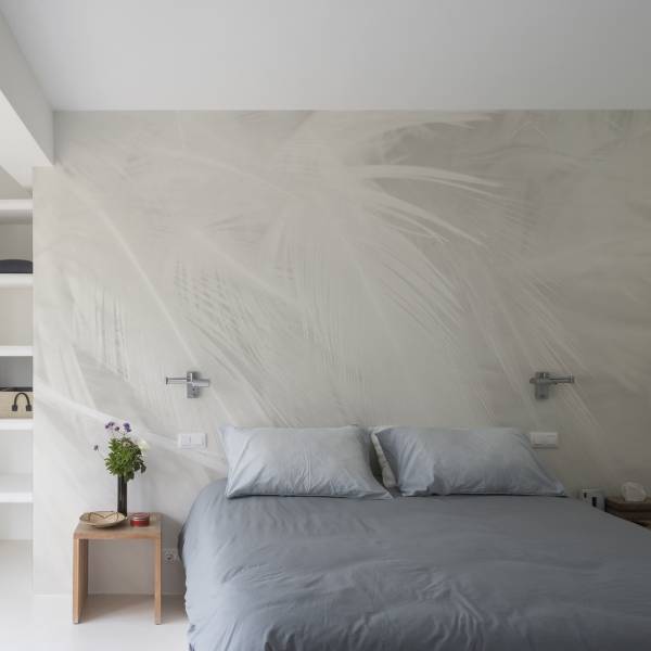 Panorama-Vliestapete Federn Breite: 340 cm