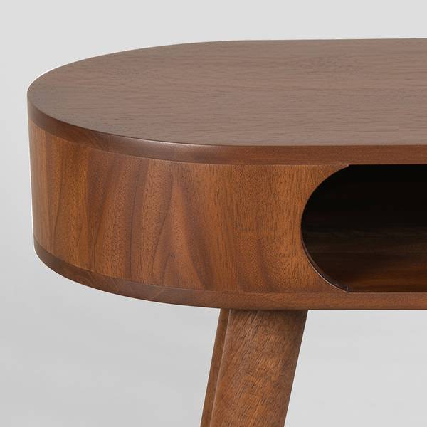 Schreibtisch BELLA Braun - Holzwerkstoff - 120 x 77 x 42 cm
