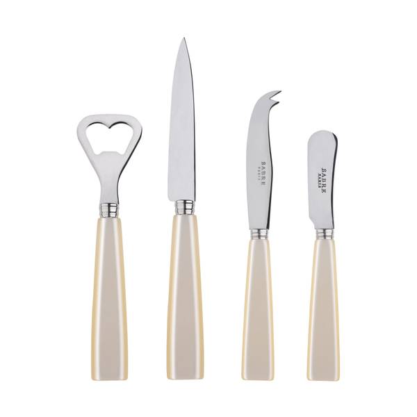 Set für den Aperitif, Icône Perlweiß