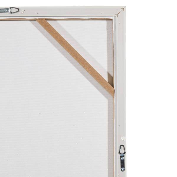 Leinwand LYDIA Weiß - Holzwerkstoff - 3 x 100 x 78 cm