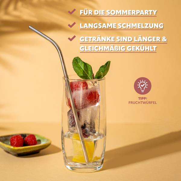 Eiswürfelform 48488 (2er-Set) Türkis - Kunststoff - 15 x 5 x 10 cm