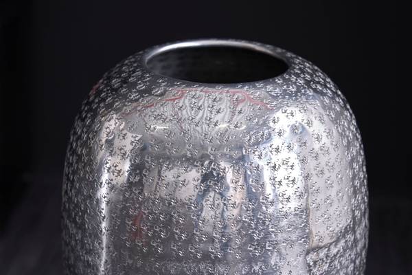 Vase ORIENTAL Silber - Metall - 25 x 50 x 25 cm