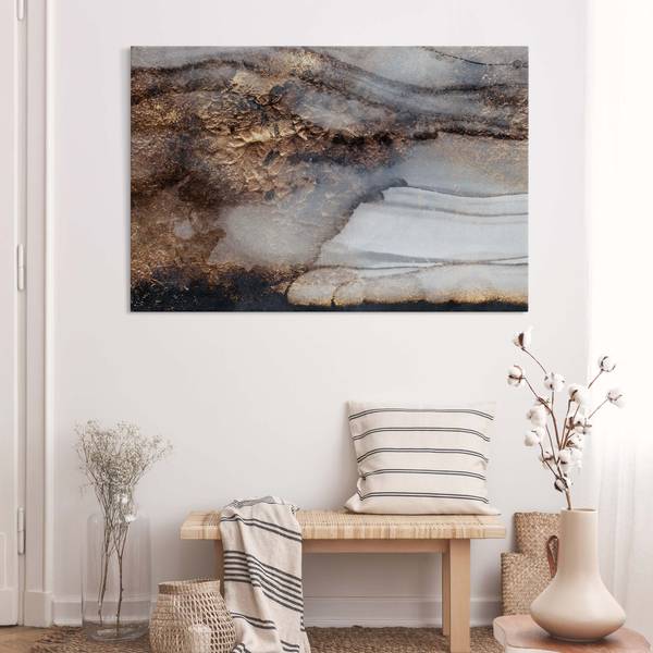 Akustikbild Marmor gemalt 180 x 120 cm