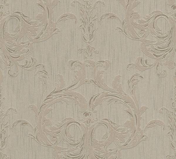 Vliestapete gestreift Streifen Tapete Beige - Braun - Fleece - 53 x 1006 x 1 cm