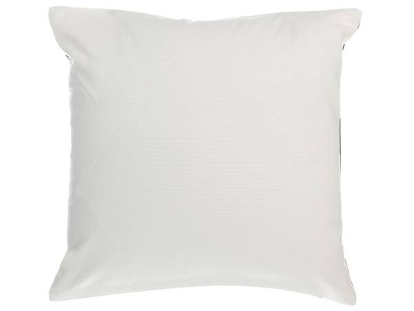 Sierkussen COLEUS 2-delig zwart - goud - wit - natuurvezel - 45 x 12 x 45 cm