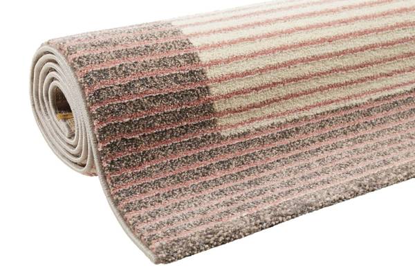 Kurzflorteppich Velvet Flow Pink - Polypropylen - 133 x 2 x 200 cm