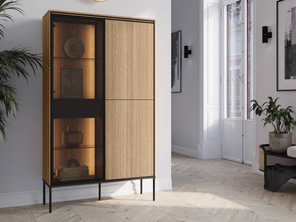 Kombikommode Visso 01 Braun - Holzwerkstoff - 91 x 158 x 34 cm
