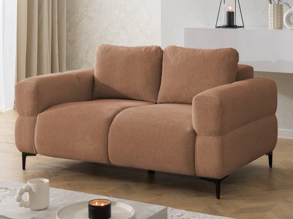 2-Sitzer-Sofa Cardea Rubinrot